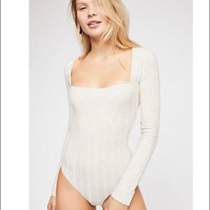 Free People Square Neck Bodysuit